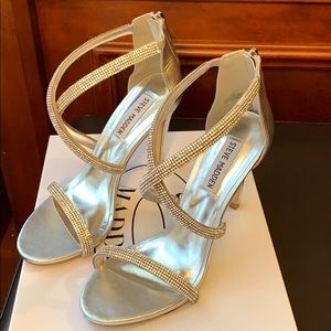 Silver Steve Madden Heels, size 7.5